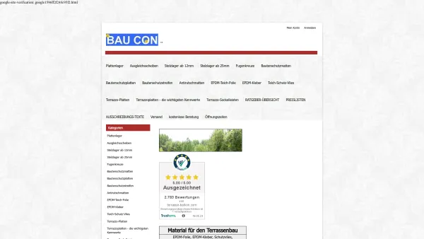 Website Screenshot: Bau-Consult Höppner - Terrasse Balkon - Date: 2023-06-20 10:42:31