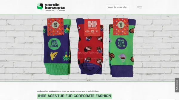 Website Screenshot: textilekonzepte GmbH - Promotionbekleidung & Promotionkleidung - Corporate Fashion Wear - Date: 2023-06-20 10:42:31
