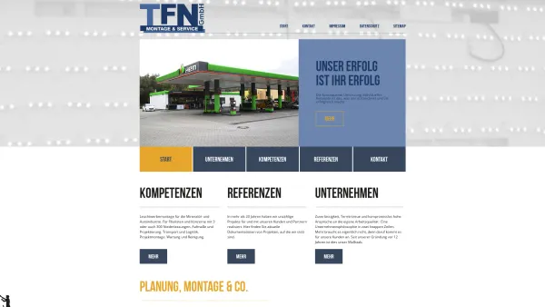 Website Screenshot: TFN Montage & Service GmbH -  Natürlich geht  es auch ohne uns - solange Sie kompromissbereit genug sind - Start - TFN Montage & Service GMBH - Date: 2023-06-20 10:40:40