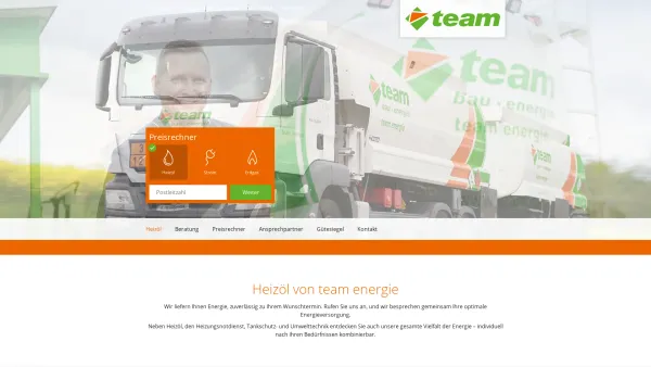Website Screenshot: Thoms Energieservice - Hannover | team energie - Date: 2023-06-20 10:40:43