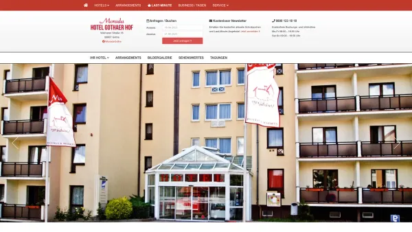 Website Screenshot: Morada Hotel Gothaer Hof - Gotha Hotel - MORADA HOTEL GOTHAER HOF - Thüringen Hotels Gotha - Date: 2023-06-20 10:40:43