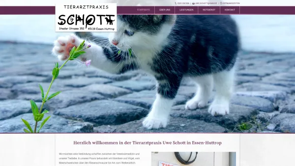 Website Screenshot: Tierarztpraxis Schott - Tierarztpraxis - Date: 2023-06-20 10:40:43