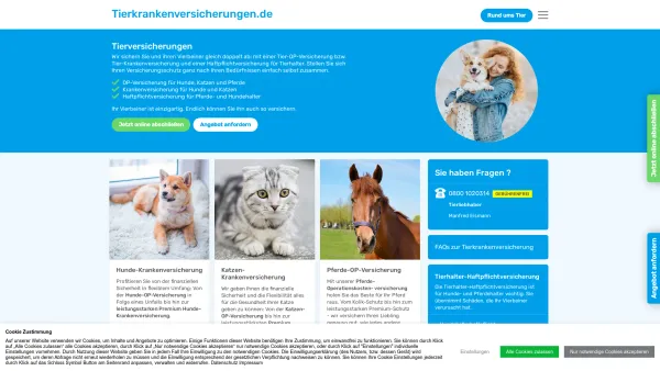 Website Screenshot: Barmenia Tierkrankenversicherung Manfred Eismann - Tierkrankenversicherungen.de - Date: 2023-06-20 10:42:31