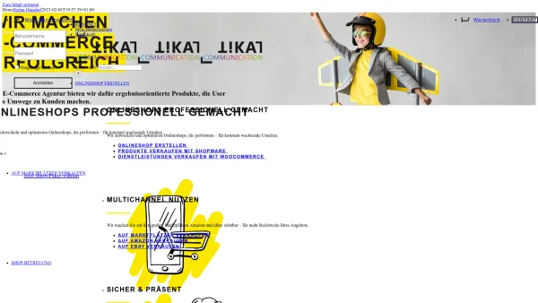 Website Screenshot: TIKAL Communication GmbH & Co. KG - E-Commerce Agentur aus Hamburg | TIKAL Communication - Date: 2023-06-20 10:42:31