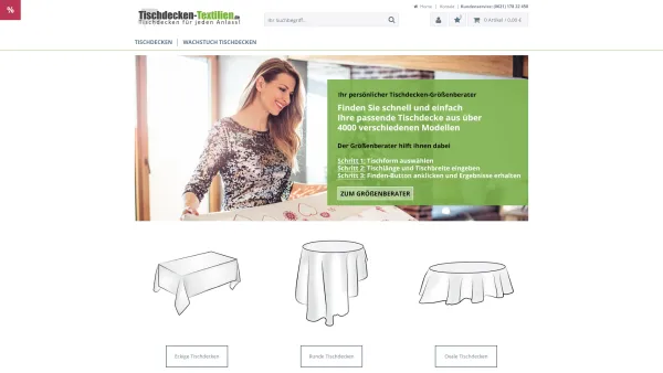 Website Screenshot: Tischdecken-Textilien, Groß und Einzelhandel - Mehr als 4000 Tischdecken abwaschbar für Haus und Garten - Date: 2023-06-20 10:40:43