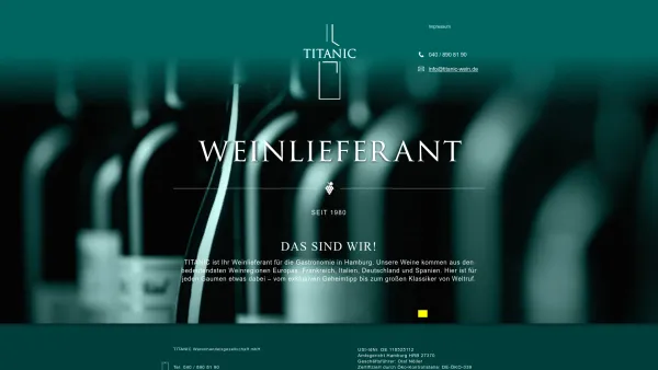 Website Screenshot: TITANIC Warenhandelsgesellschaft mbH - Homepage - Date: 2023-06-20 10:40:43