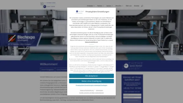 Website Screenshot: TM Systeme + Maschinen Thomas Maier Industrievertretungen - Herzlich willkommen | TM Systeme + Maschinen | Startseite - Date: 2023-06-20 10:42:31