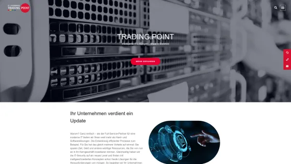 Website Screenshot: Trading Point GmbH Ihr Systemhaus-Partner im IT-Bereich - Home - TRADING.POINT GmbH - Date: 2023-06-20 10:40:46