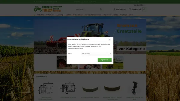 Website Screenshot: Traktor-Ersatzteile24 - Online-Shop für Traktor und Schlepper Ersatzteile - Date: 2023-06-20 10:40:46