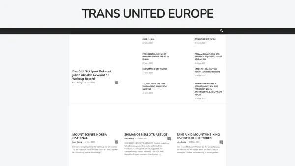 Website Screenshot: Trans United Impex Intern. Logistik & Handel GmbH - Home - Trans United Europe - Date: 2023-06-20 10:40:46