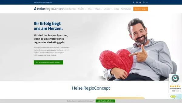 Website Screenshot: Trede GmbH & Co. KG - Heise RegioConcept: Ihr Erfolg liegt uns am Herzen - Date: 2023-06-20 10:40:46