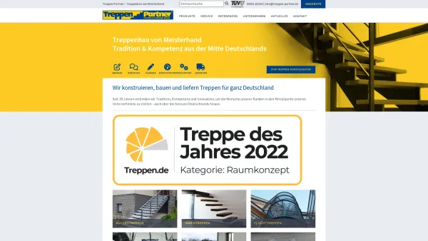 Website Screenshot: TREPPEN-PARTNER Pietsch & Partner GmbH - Treppen-Partner: Ihr erfahrener Treppenbauer aus Thüringen - Date: 2023-06-20 10:40:46
