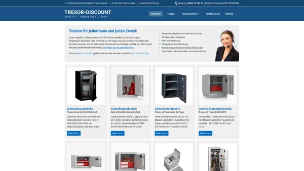 Website Screenshot: ALLTEC Warenhandels GmbH - Tresore und Safes Onlineshop | Tresor-Discount - Date: 2023-06-20 10:40:46