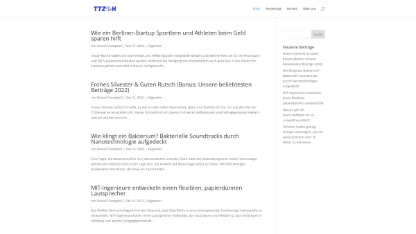 Website Screenshot: ttz SH Technologie-Transfer-Zentrale SH -  Technologien in den Markt - Technologie Transfer - zentral in Schleswig-Holstein - Date: 2023-06-20 10:40:48