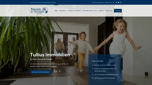 Website Screenshot: Immobilien Tullius RDM -  Wir bewegen Immobilien! - Ihr Immobilienmakler in Essen – Tullius Immobilien - Date: 2023-06-20 10:40:48