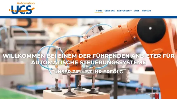 Website Screenshot: U.C.S. Industrieelektronik GmbH -  Die Automatisierer - UCS Automation – Steuerungssysteme aus Hamburg - Date: 2023-06-20 10:40:49