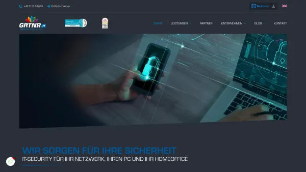Website Screenshot: Udo Gärtner GmbH - Ihr IT-Partner in der Region Hannover - Cyber-Sicherheit für Unternehmen – GRTNR-IT-Security - Date: 2023-06-20 10:40:49