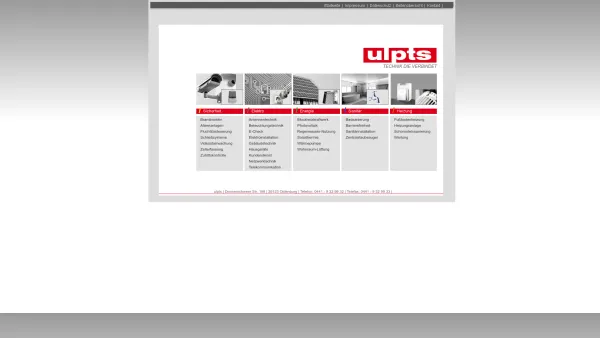 Website Screenshot: Alarm- und Sicherheitssysteme ulpts GmbH & Co.KG -  Elektroinstallationen · Sicherheitstechnik - ulpts Oldenburg | Sicherheitstechnik | Elektrotechnik | Regenerative Energie | Sanitär | Heizung | - Date: 2023-06-20 10:40:49