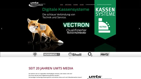 Website Screenshot: UMTS Media Service GmbH - Sicherheitstechnik, Alarmanlagen, Videoüberwachung, Kassensysteme Hamburg - Date: 2023-06-20 10:40:49