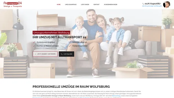 Website Screenshot: Umzüge Wolfsburg - Umzüge Wolfsburg - Ihr günstiges Umzugsunternehmen - Date: 2023-06-20 10:42:31