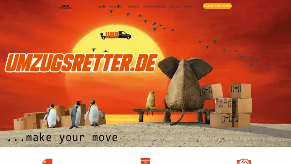 Website Screenshot: Umzugsretter - Die Umzugsretter – Make your Move - Date: 2023-06-20 10:40:51