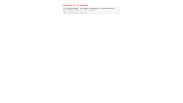 Website Screenshot: Stetter Medien GbR - Account Suspended - Date: 2023-06-20 10:40:51