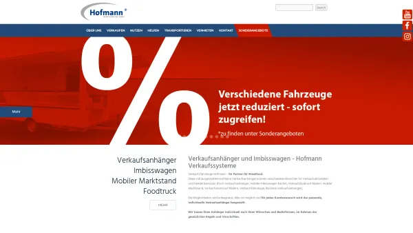 Website Screenshot: Imbissanahänger Produktion Transporttechnik GmbH - Verkaufsanhänger, Imbisswagen, verkaufsfahrzeuge - Imbisswagen kaufen - Date: 2023-06-20 10:40:51