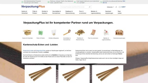 Website Screenshot: Christopher Bauer GmbH VerpackungPlus - Verpackung und Verpackungsmaterial - VerpackungPlus - Date: 2023-06-20 10:40:54
