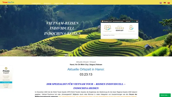 Website Screenshot: Vietnam Asien Tour - Vietnam Tour Asien-Reisen Individuell-Indochina Reisen - Date: 2023-06-20 10:42:34