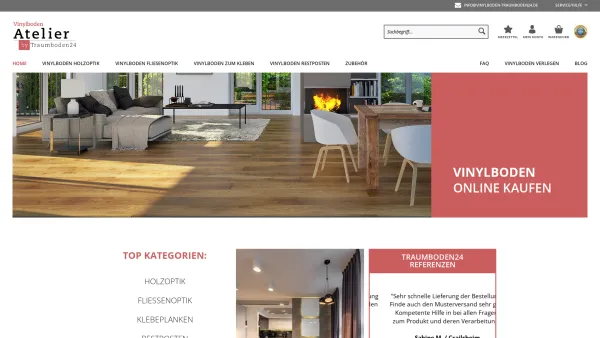 Website Screenshot: Vinylboden Atelier - Im Vinylboden Atelier günstig online kaufen - Date: 2023-06-20 10:42:34