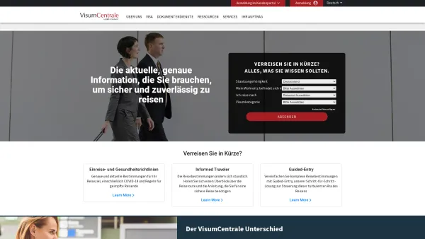 Website Screenshot: VISUM DIREKT -  Agentur- und Verlags GmbH - Visa und Dokumentenlegalisierungen für internationale Reisen | VisumCentrale - Date: 2023-06-20 10:40:54
