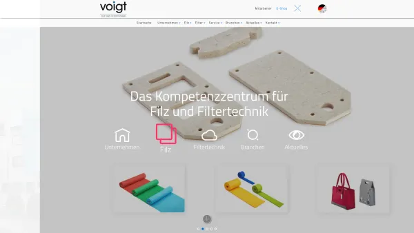 Website Screenshot: Voigt GmbH - Startseite • Voigt - Date: 2023-06-20 10:40:54