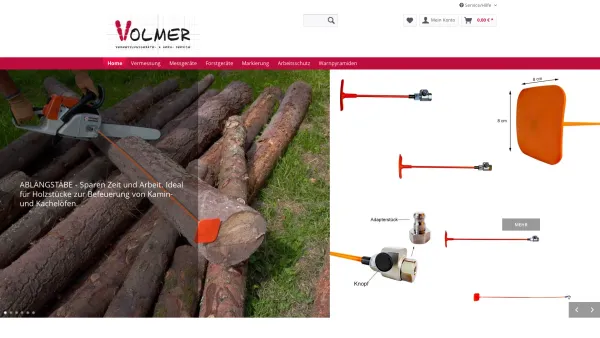 Website Screenshot: Volmer Vermessungsgeräte und Akku-Service - Volmer-Service - Online-Shop - Vermessungstechnik | Volmer-Service - Date: 2023-06-20 10:40:54