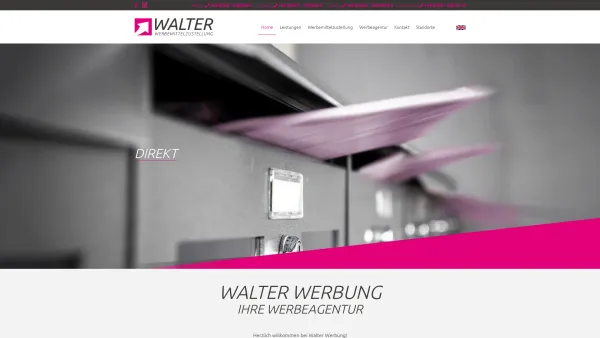 Website Screenshot: Walter Werbung Berlin GmbH - Walter Werbung - Ihre Werbeagentur für Direktmarketing - Date: 2023-06-20 10:40:57