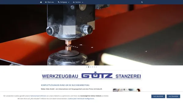 Website Screenshot: WALTER GÖTZ GmbH - waltergoetz.de - Date: 2023-06-20 10:40:57