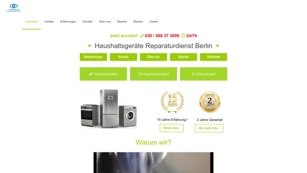 Website Screenshot: Haushaltsgeräte Reparaturdienst Berlin - Waschmaschinen Reparatur Berlin | Für Nur 0€…. - Date: 2023-06-20 10:40:57