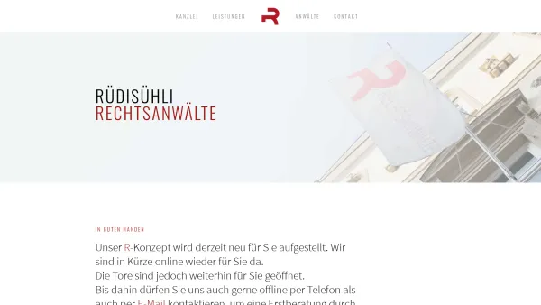 Website Screenshot: Rechtsanwalt Arnold Oppermann -  Rüdisühli, Friedrich, Brenner, Renz - Rechtsanwälte Rüdisühli - Anwaltskanzlei in Stuttgart - Date: 2023-06-20 10:40:57