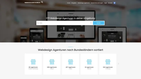 Website Screenshot: Webdesign-Agentur.berlin - 1771 Webdesign Agenturen in deiner Nähe | Webdesign-Agentur.berlin - Date: 2023-06-20 10:42:34