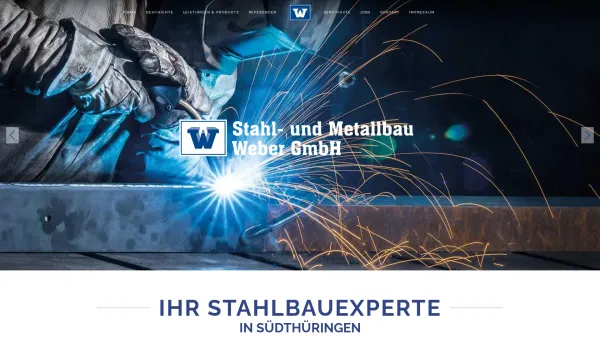 Website Screenshot: Stahlbau Weber Inhaber Hermann Weber e.K Stahlbau in der dritten Generation - Stahlbau Weber - Date: 2023-06-20 10:41:00