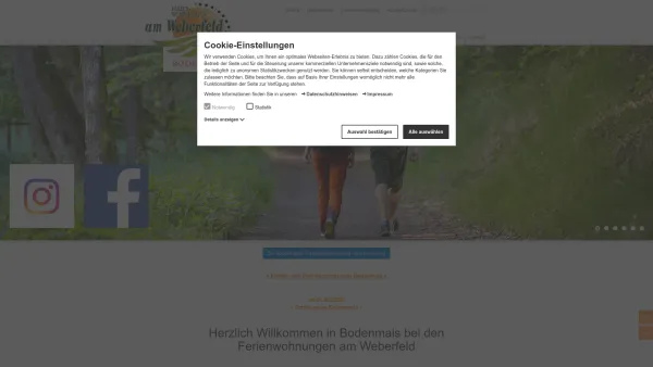 Website Screenshot: Ferienwohnungen am Weberfeld Martina Gorgosch -  ...ankommen und wohlfühlen! - Ferienwohnungen in Bodenmais - Weberfeld · Bayerischer Wald - Date: 2023-06-20 10:41:00