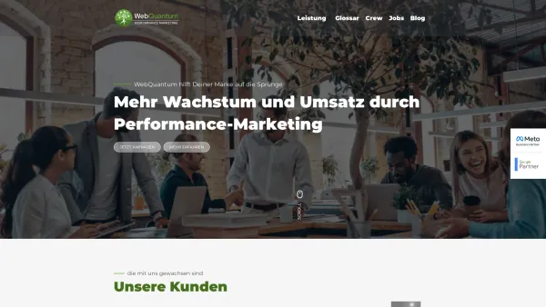 Website Screenshot: WebQuantum GmbH - Performance Marketing Agentur Fulda I WebQuantum GmbH - Date: 2023-06-20 10:41:00