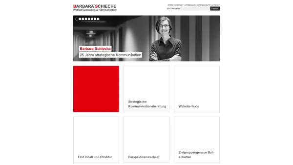 Website Screenshot: BARBARA SCHIECHE Website Consulting & Kommunikation - BARBARA SCHIECHE Website Consulting & Kommunikation - www.website-kommunikation.de - Date: 2023-06-20 10:41:00