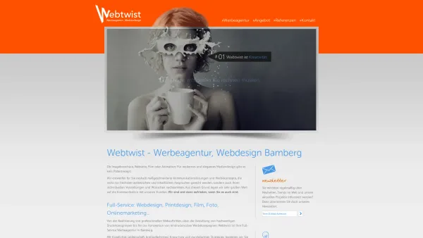 Website Screenshot: Webtwist - Webtwist - Werbeagentur, Webdesign Bamberg - Date: 2023-06-20 10:41:00