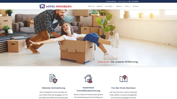 Website Screenshot: Weinel Immobilien - Start - Weinel Immobilien - Date: 2023-06-20 10:41:00