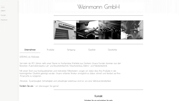 Website Screenshot: Weinmann GmbH - Home - Date: 2023-06-20 10:41:00