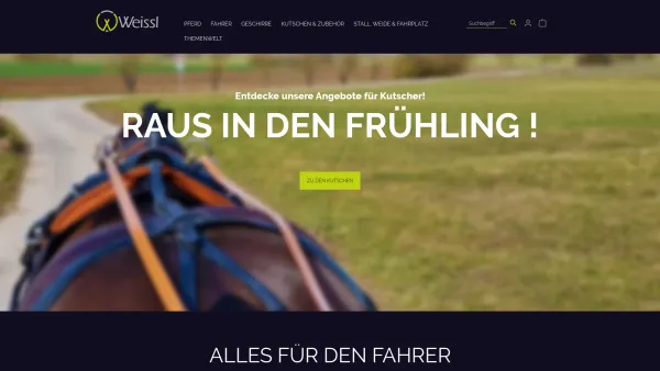 Website Screenshot: WEISSL GmbH - WEISSL | Die Fahrsport-Experten - Date: 2023-06-20 10:41:00