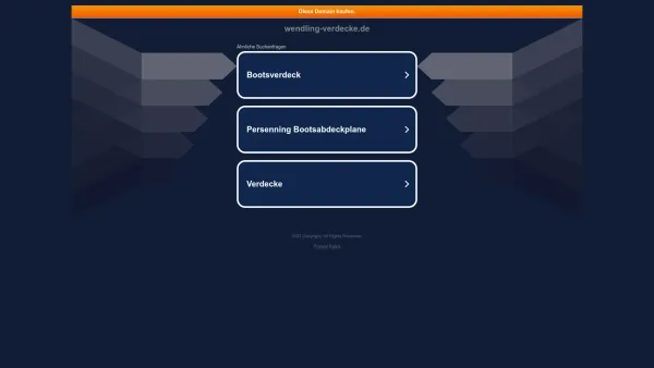 Website Screenshot: Wendling GmbH -  35 Jahre Meiserbetrieb - Von  Profis für Profis - wendling-verdecke.de - Date: 2023-06-20 10:41:00