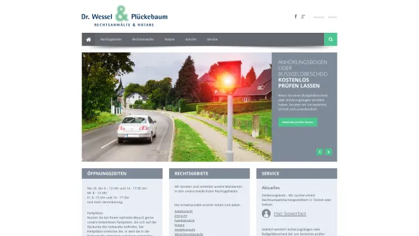 Website Screenshot: Anwaltskanzlei Dr. Wessel + Partner GbR - Rechtsanwälte Paderborn - Dr. Wessel & Plückebaum PartGmbB Rechtsanwälte - Date: 2023-06-20 10:41:03