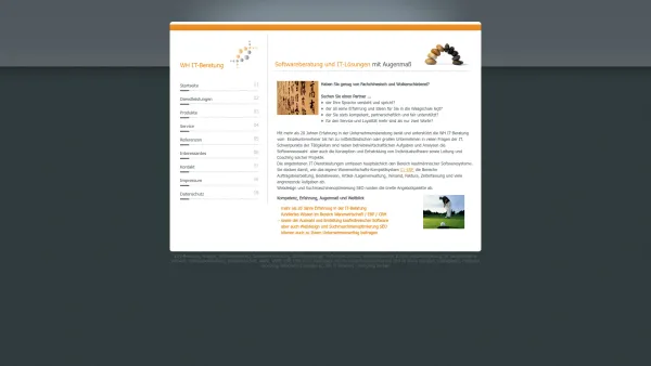 Website Screenshot: WH IT-Beratung - WH IT-Beratung - Softwareberatung und IT-Lösungen mit Augenmaß - Date: 2023-06-20 10:41:03