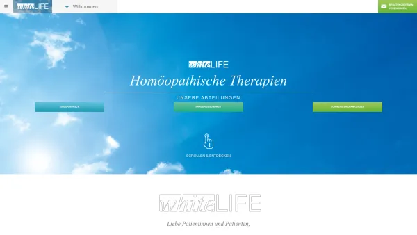 Website Screenshot: White Life Homöopathische Therapien - Homöopathische Therapie in NRW mit White Life - Date: 2023-06-20 10:41:03